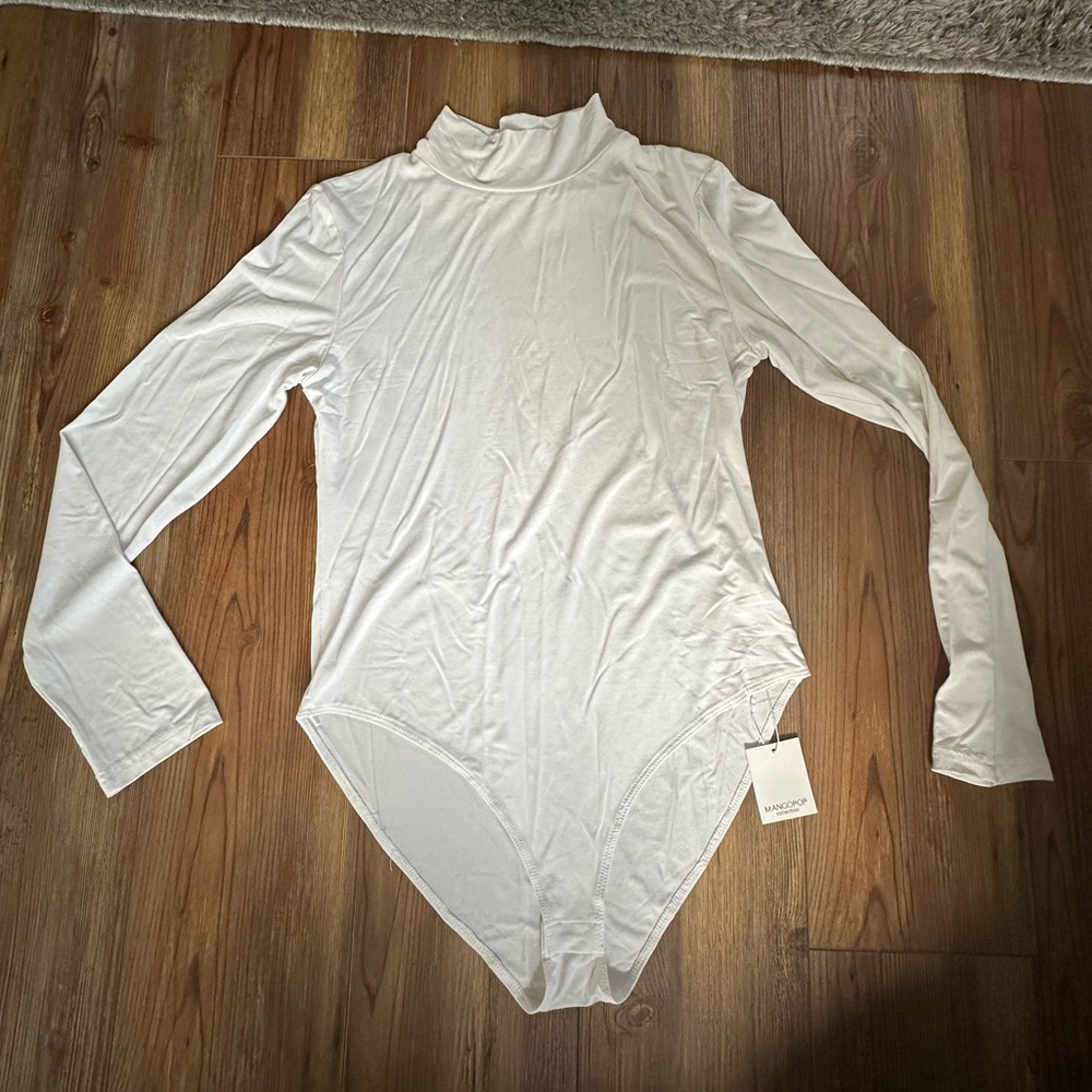 Mango Collection White Bodysuit - XL